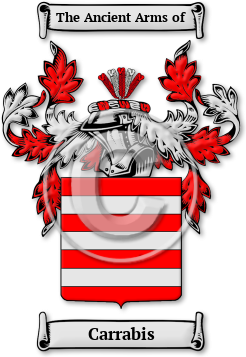 Carrabis Family Crest Download (jpg) Legacy Series - 150 DPI