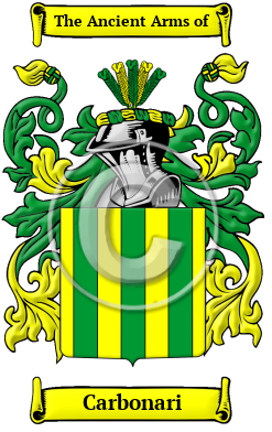 Carbonari Family Crest Download (JPG) Heritage Series - 300 DPI