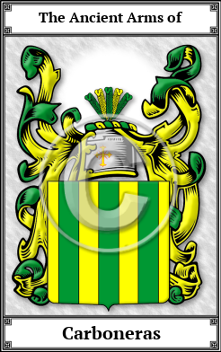 Carboneras Family Crest Download (JPG)  Book Plated - 150 DPI