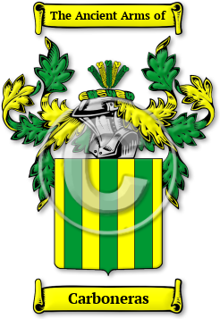 Carboneras Family Crest Download (jpg) Legacy Series - 150 DPI