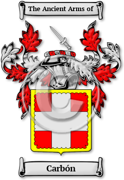 Carbón Family Crest Download (jpg) Legacy Series - 150 DPI