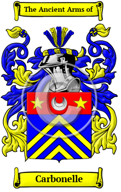Carbonelle Family Crest/Coat of Arms