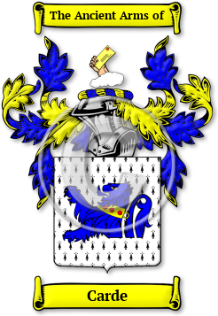 Carde Family Crest Download (JPG) Legacy Series - 300 DPI