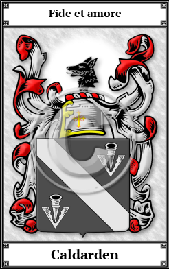 Caldarden Family Crest Download (JPG)  Book Plated - 150 DPI