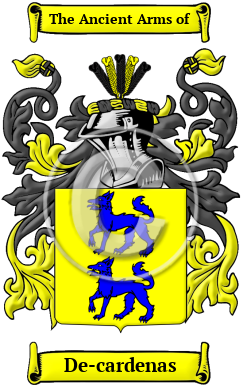 De-cardenas Family Crest Download (JPG) Heritage Series - 300 DPI