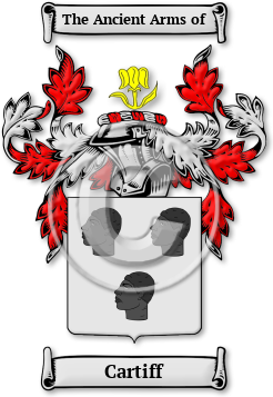 Cartiff Family Crest Download (jpg) Legacy Series - 150 DPI