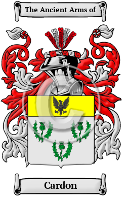 Cardon Family Crest Download (JPG) Heritage Series - 600 DPI