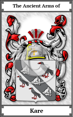 Kare Family Crest Download (JPG)  Book Plated - 150 DPI