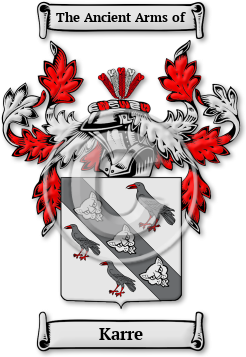 Karre Family Crest Download (jpg) Legacy Series - 150 DPI