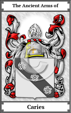 Caries Family Crest Download (JPG)  Book Plated - 150 DPI