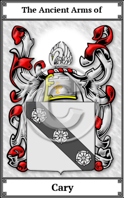 Cary Family Crest Download (JPG) Book Plated - 300 DPI