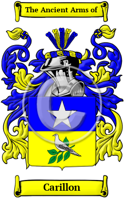 Carillon Family Crest/Coat of Arms
