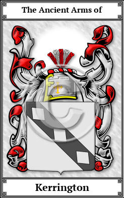Kerrington Family Crest Download (JPG)  Book Plated - 150 DPI