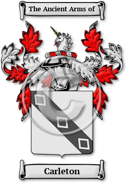 Carleton Family Crest Download (jpg) Legacy Series - 150 DPI
