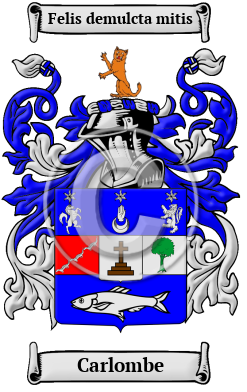 Carlombe Family Crest/Coat of Arms