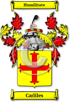 Carliles Family Crest Download (jpg) Legacy Series - 150 DPI