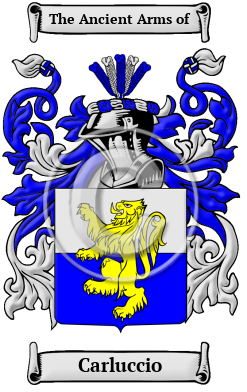 Carluccio Family Crest Download (JPG) Heritage Series - 600 DPI