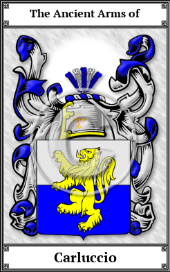 Carluccio Family Crest Download (JPG)  Book Plated - 150 DPI