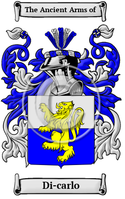 Di-carlo Family Crest Download (JPG) Heritage Series - 300 DPI