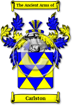 Carlston Family Crest Download (jpg) Legacy Series - 150 DPI