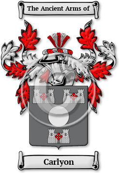 Carlyon Family Crest Download (jpg) Legacy Series - 150 DPI