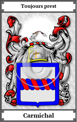 Carmichal Family Crest Download (JPG)  Book Plated - 150 DPI