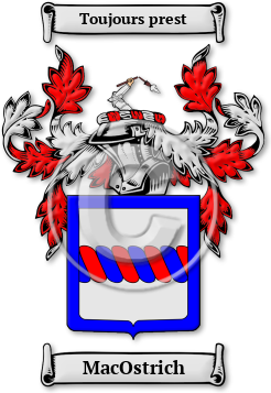 MacOstrich Family Crest Download (JPG) Legacy Series - 600 DPI