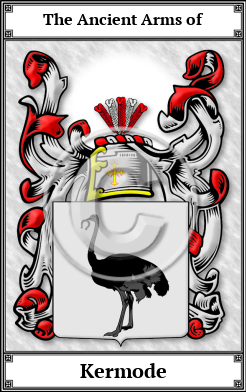 Kermode Family Crest Download (JPG)  Book Plated - 150 DPI