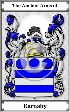 Karnaby Family Crest Download (JPG)  Book Plated - 150 DPI