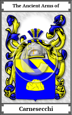 Carnesecchi Family Crest Download (JPG)  Book Plated - 150 DPI