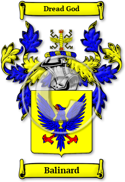 Balinard Family Crest Download (jpg) Legacy Series - 150 DPI