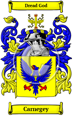 Carnegey Family Crest Download (jpg) Heritage Series - 150 DPI