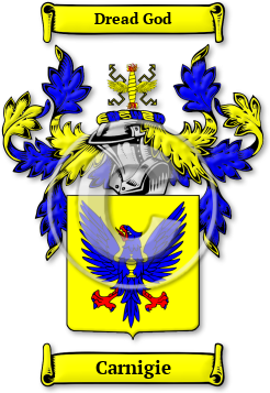 Carnigie Family Crest Download (jpg) Legacy Series - 150 DPI