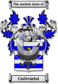 Carlevarini Family Crest Download (jpg) Legacy Series - 150 DPI