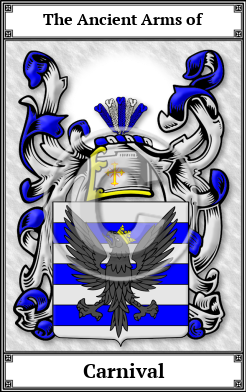 Carnival Family Crest Download (JPG)  Book Plated - 150 DPI