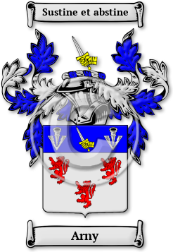 Arny Family Crest Download (jpg) Legacy Series - 150 DPI