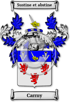 Carrny Family Crest Download (jpg) Legacy Series - 150 DPI