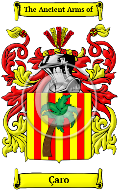 Çaro Family Crest Download (JPG) Heritage Series - 300 DPI