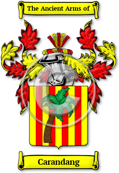 Carandang Family Crest Download (jpg) Legacy Series - 150 DPI