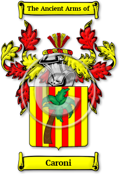 Caroni Family Crest Download (JPG) Legacy Series - 600 DPI