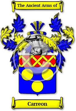 Carreon Family Crest Download (jpg) Legacy Series - 150 DPI