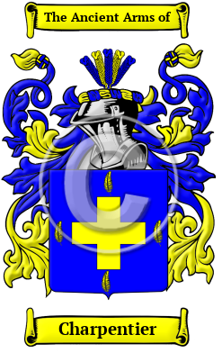 Charpentier Family Crest Download (jpg) Heritage Series - 150 DPI