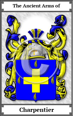 Charpentier Family Crest Download (JPG)  Book Plated - 150 DPI