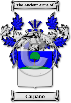 Carpano Family Crest Download (jpg) Legacy Series - 150 DPI
