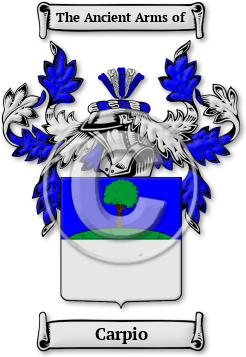 Carpio Family Crest Download (jpg) Legacy Series - 150 DPI