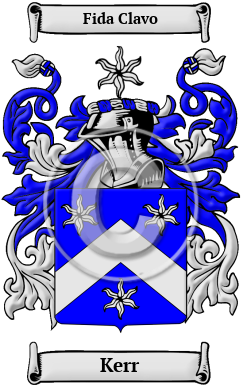 Kerr Family Crest Download (JPG) Heritage Series - 600 DPI