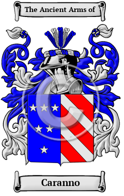 Caranno Family Crest/Coat of Arms