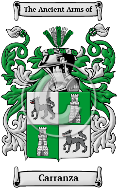 Carranza Family Crest Download (JPG) Heritage Series - 600 DPI