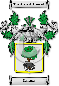 Carasa Family Crest Download (jpg) Legacy Series - 150 DPI