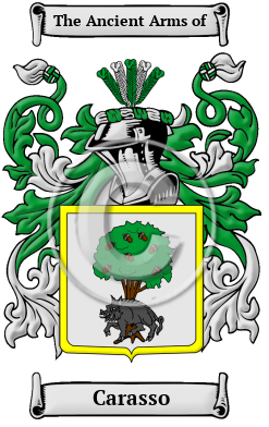 Carasso Family Crest Download (JPG) Heritage Series - 600 DPI
